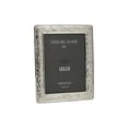 thumbnail image 1 of Gelco Italian 925 Sterling Silver & Wooden Texture Design Picture Frame (8x10), 1 of 4