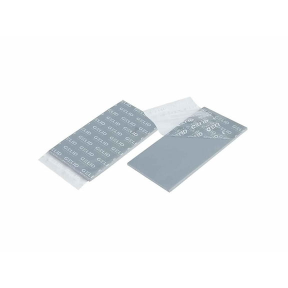 Gelid Solutions GP-Extreme 12W-Thermal Pad 80x40x1.0 (2pcs) Excellent Heat Conduction, Ideal Gap Filler. Easy Installation.