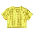 thumbnail image 1 of Gelikeya 0-16 Years Girls Tank Tops Short Sleeve Polo Shirts Girls Back To School Pullover Tops Gold 6-7 Years, 1 of 5