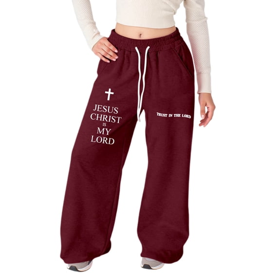Gelikeya Baggy Sweatpants for Girls Wide Leg Y2k Bow Sweatpants Wide Leg Y2k Sweat Pants Girl's Fashion, & 13-14 Years
