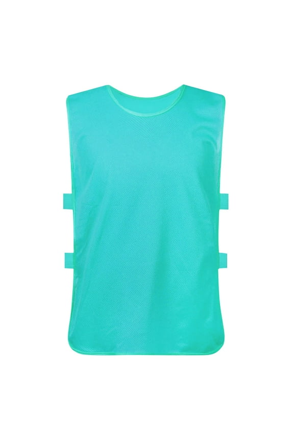 Basketball for Kids Boys Solid Color Youth Pinnies Casual Crewneck Tank Tops Soft and Breathable Undershirts Light Blue 3-9 Years