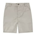 thumbnail image 1 of Gelikeya Boys Dress Shorts Size 11-12 School Uniforms Flat Front Twill Shorts Lightweight Quick Drying Chino Casual Shorts with Pockets (Child, Khaki, 11-12 Years), 1 of 5