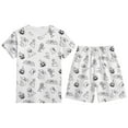 thumbnail image 1 of Gelikeya Boys Girls Pajama Set Halloween Long Sleeved Shirts Shorts/pants 2 Piece Outfits Nightwear Cartoon Graphic Pjs Clothing Set, 1 of 3