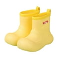 thumbnail image 1 of Gelikeya Boys Rain Boots Waterproof Outdoor Wear Little Boy School Shoes Work Boots (Rainwear, Yellow, 6-7 Years), 1 of 6