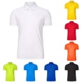 thumbnail image 1 of Gelikeya Boys Short Sleeve Polo Shirts Lightweight Breathable Gym Athletic Tee Tops Summer School Uniform Sportswear Yellow, 5-6 Years, 1 of 3
