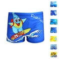 thumbnail image 1 of Gelikeya Boys Swim Trunks Swimming Suits Breathable Quick Drying Lightweight Bathing Suits Casual Holiday Travel Beachwear Swimsuits Navy, 5-6 Years, 1 of 5