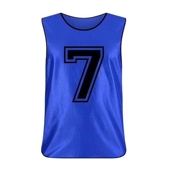 Gelikeya Boys Tank Tops Size 3-9 Basketball Baseball Soccer Solid Color Casual Round Neck Undershirts Breathable Kids Summer Vest Top #07 Blue 3-9 Years