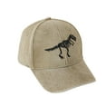 thumbnail image 1 of Gelikeya Dinosaur Baseball Caps Boys Girls Size 2-5 Adjustable Sun Hats UPF 50+ Protection Summer Casual Sports Hat Fashion Cute Cartoon Baseball Hats (X05-Khaki, 2-5 Years), 1 of 4