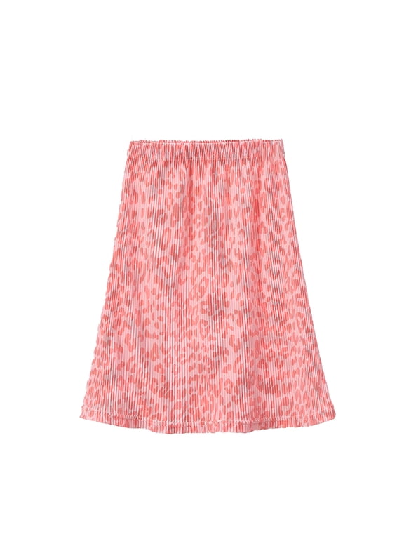 Easter Dresses for Girls 4T A Line Casual Skirt Cute Easter Print Personality Funny Fashion Performance Dancewear Short Skirts(Tweens, Red, 8-9 Years)