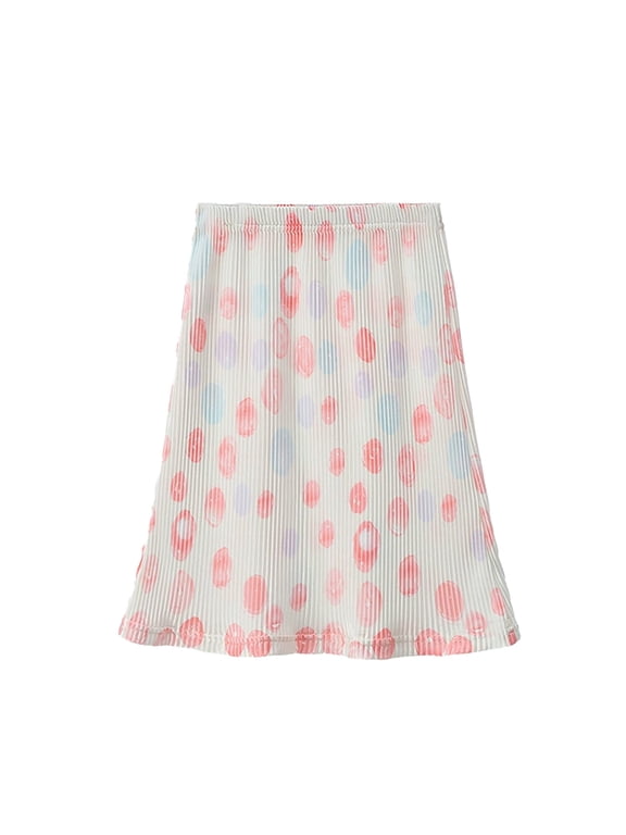 Easter Dresses for Girls 4T A Line Casual Skirt Cute Easter Print Personality Funny Fashion Performance Dancewear Short Skirts(Tweens, White, 4-5 Years)