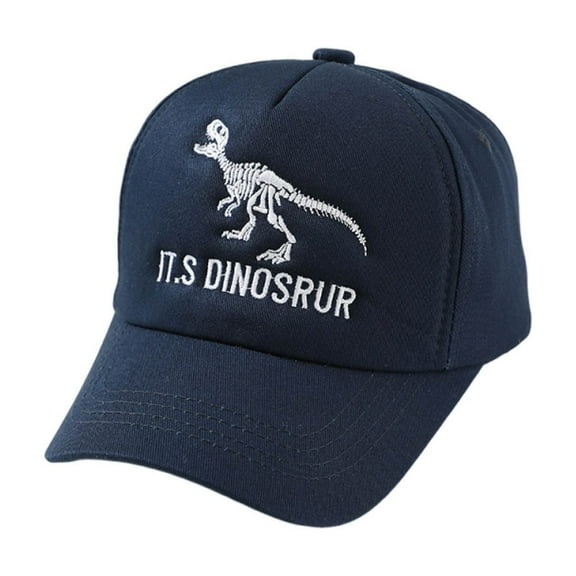 Gelikeya Embroidered Baseball Cap for Boys Girls Vintage Adjustable Washed Distressed Denim Baseball Hat (Navy, 2-8 Yearss)