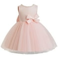 thumbnail image 1 of Gelikeya Flower Girl Dress Easter Dresses Sleeveless Toddler Baby Girl Formal Wedding Birthday Party Dress Summer Fashion Clothes Z01 Pink, 2-3 Years, 1 of 8