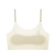 thumbnail image 1 of Gelikeya Girls Bras 8-16 Years Old Cute Cratoon Print Padded Trainning Bra Adjustable Shoulder Straps Big Girl's Sports Bra(Tweens, Light Pink, 12-15 Years), 1 of 2