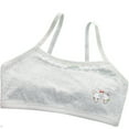thumbnail image 1 of Gelikeya Girls Sports Bras Size 14-16 with Padding Spaghetti Straps Training Bra Soft Breathable Padded Bralette Adjustable Shoulder Undies(Tweens, Light Gray, 9-13 Years), 1 of 5