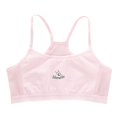 thumbnail image 1 of Gelikeya Girls Training Bras Ages 8 12 Seamless Wireless Sports Bra Adjustable Shoulder Soft Comfortable Underclothes Cotton Bralette Big Girl's Undies(Tweens, Light Pink, 9-13 Years), 1 of 6