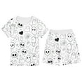 thumbnail image 1 of Gelikeya Halloween Pajamas for Toddler Boys Girls Long Sleeves Shirts Shorts/pants 2pc Sets Breathable Cute Pjs Kids Clothing, 1 of 3