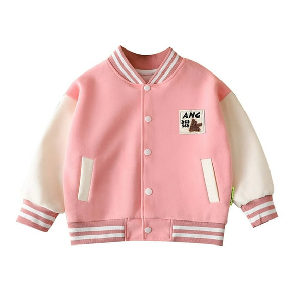 Gelikeya Hoodies for Boys Toddler Winter Jacket Streetwear Long Sleeve Kids Thin Fashion Zipper Sport Coat Cute Clothes for Girls (Pink, 10-12 Years)