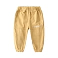 thumbnail image 1 of Gelikeya Jeans for Boys Size 6 Loose Fit Breathable Denim Cargo Pants Spring Fall Clothing (Khaki, 5-6 Years), 1 of 8