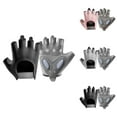 thumbnail image 1 of Gelikeya Kids Bike Gloves Size 10-12 Grey, Bicycle Biking Breathable Fingerless Gloves Grey 10-12 Years, 1 of 5