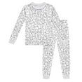 thumbnail image 1 of Gelikeya Kids Colorable Pajamas Halloween Boys Girls Long/short Sleeves T Shirt Shorts/pants 2 Piece Set Loungewear Cartoon Graphic Pjs Clothing Set, 1 of 4