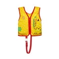 thumbnail image 1 of Gelikeya Kids Life Jackets for Toddlers Swim Vest Solid Color Buoyancy Floaties Safety Strap for Swimming Pool Swim Training Suit 30-50 lbs Yellow 2-8 Years, 1 of 5
