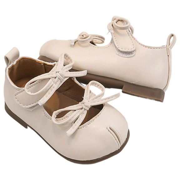 Gelikeya Toddler Baby Girls Shoes Solid Color Sandals Cute Casual Back To School Shoes Beige 0-3 Months