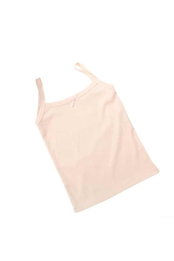 Toddler Baby Girls Tank Tops 12-18 Months Cute Bowknot Design Solid Color Undershirts Spaghetti Straps Soft Breathable Camisole Light Pink 18-24 Months