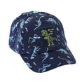 thumbnail image 1 of Gelikeya Toddler Baseball Cap for Boys Girls Adjustable Cotton Hat Dinosaur Prints Kids Summer Sun Protection Cap (Blue, 2-8 Yearss), 1 of 5