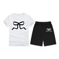 thumbnail image 1 of Gelikeya Toddler Girl Summer Outfits Girls Outfits Size 7/8 Teen Girl Summer Clothes Girls Summer Clothes Size 7/8 Cute Clothes for Tweens (WH1, 8-9 Years), 1 of 4