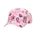 thumbnail image 1 of Gelikeya Toddler Kids Dinosaur Baseball Caps Boys Girls Size 4-10 Adjustable Sun Hats UPF 50+ Protection Summer Casual Sports Hat Fashion Cute Cartoon Baseball Hats (X01-Pink, 4-10 Years), 1 of 3