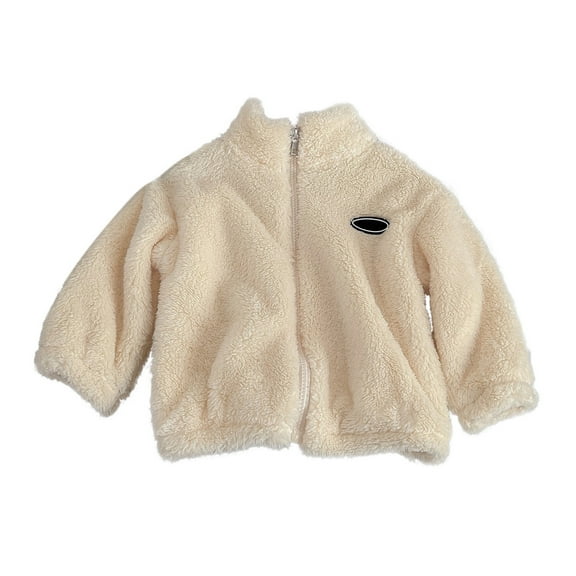 Gelikeya Toddler Rain Coat Jean Jacket for Girls Thermal Long Sleeve Girls Fashion Denim Jacket Cardigan Washed Hole Casual Wear Girls Outerwear Clothes (Beige, 7-8 Years)