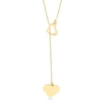 thumbnail image 1 of Gelin Double Heart Y-Necklace in 14K Solid Gold, 1 of 9