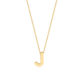 thumbnail image 1 of Gelin Initial Letter Alphabet J Pendant Necklaces in 14K Solid Gold for Women, 1 of 5