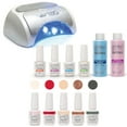 thumbnail image 1 of Gelish 18G Gel LED Light + Mini Basix Gel Nail Polish Kit + 5 Pack Gel Polish, 1 of 12