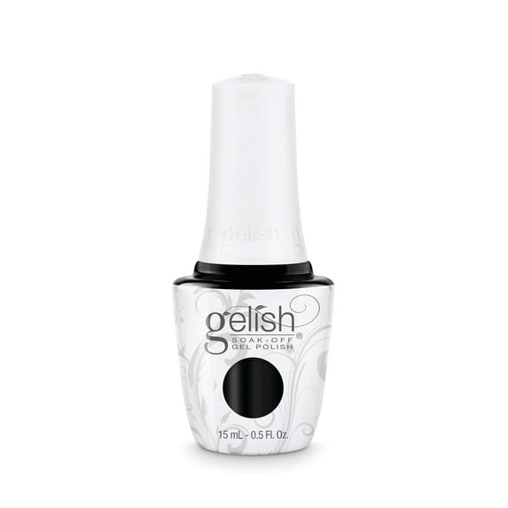 Gelish "Black Shadow" Soak-Off Gel Polish - 1110830, 15ml | .5fl Oz - Black Crème