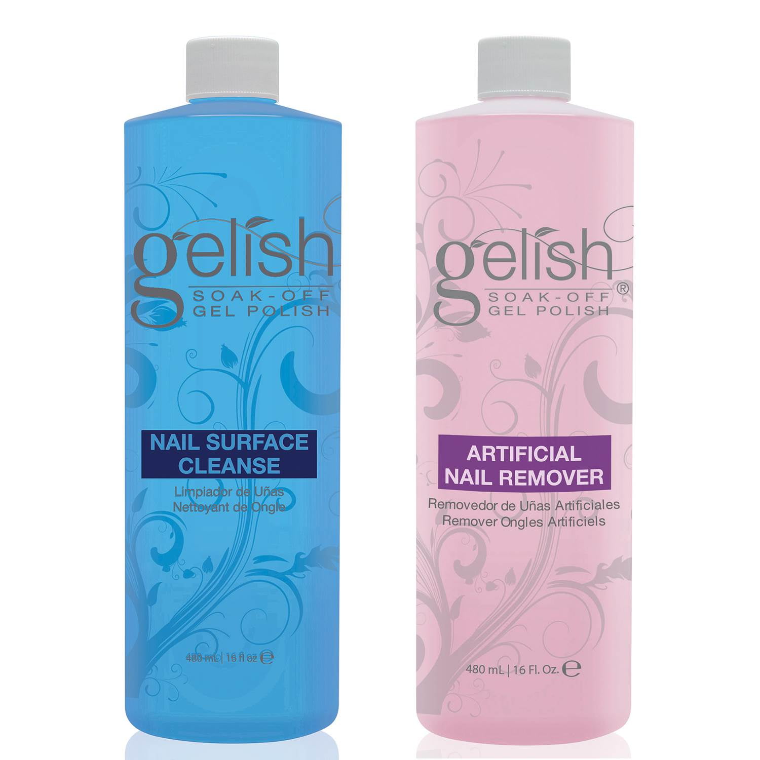 Gelish Cleanser & Polish Remover for Soak Off Gel Nail Polish, 16
