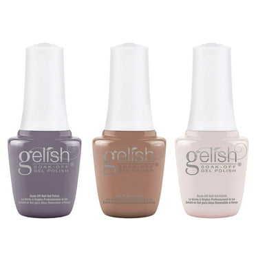 Gelish Fall 2022 Plaid Reputation Set Soak Off Gel Nail Polish, 3 Pack