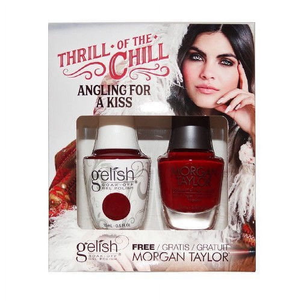 Gelish Gel Polish & Morgan Taylor Nail Polish Duo Angling For A Kiss
