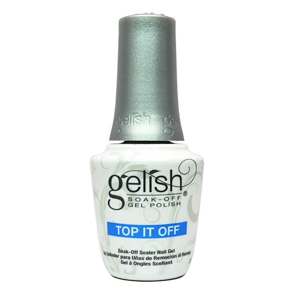 Gelish Harmony 0.5 Fluid Oz. SoakOff TopItOff Sealer Gel Nail Polish