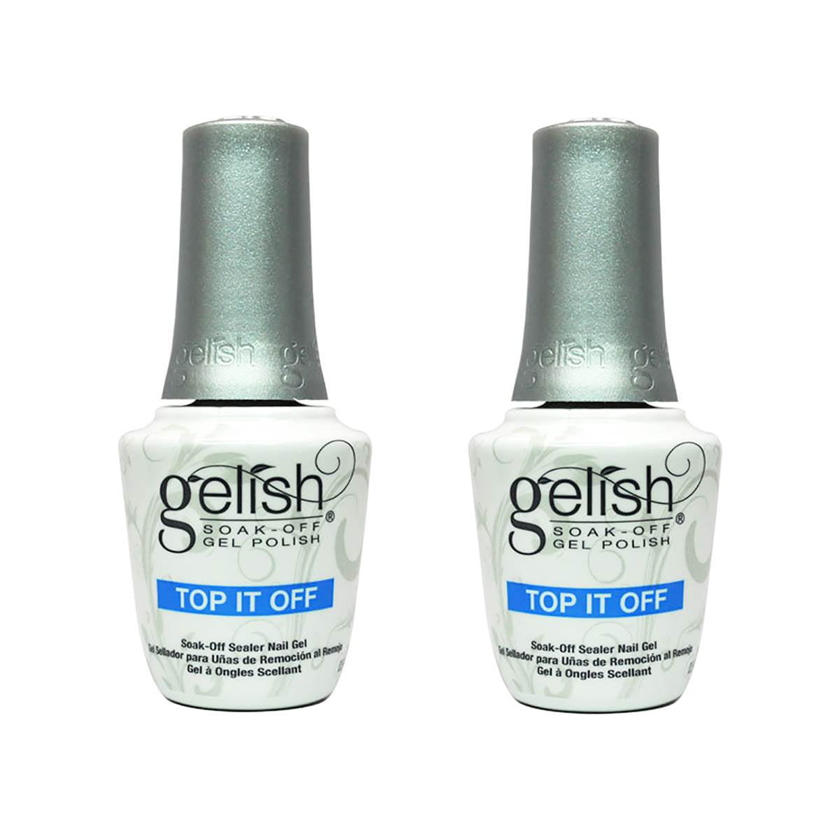 Gelish Harmony 0.5 Fluid Oz. SoakOff TopItOff Sealer Gel Polish Coat