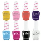 Gelish Mini Clueless Collection 9 mL Soak Off Gel Nail Polish Set, 8 Colors