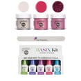thumbnail image 1 of Gelish Professional Grade Salon Quality DIY Acrylic Dip Powder Starter Kit Set of 3 Colors with Free Nail File, Cremes and Glitter, 1 of 7