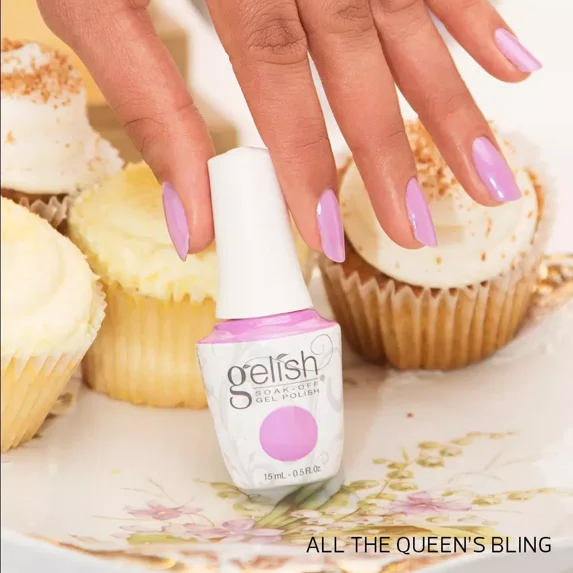 Gelish Soak Off Gel Polish - All the Queen's Bling - 0.5 fl oz