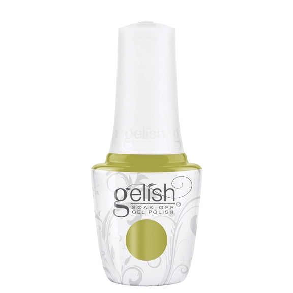 Gelish Soak-Off Gel Polish "Flying out Loud", Dirty Lime Crme, 15mL |.5 fl oz -Up In The Air Collection