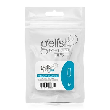 Harmony Gelish Soft Gel Tips Medium Square 50 CT Refill