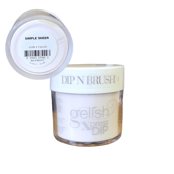 Harmony Gelish Xpress Dip Powder Simple Sheer 105 G 3.7 Oz) #1661812