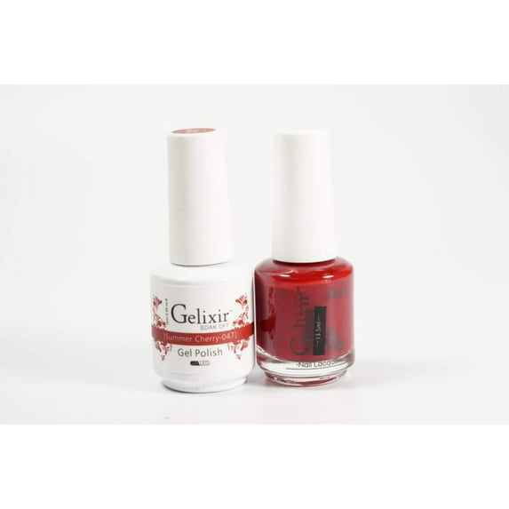 Gelixir Nail Polish Gel Matching Lacquer Blood Mary 1 PK #047