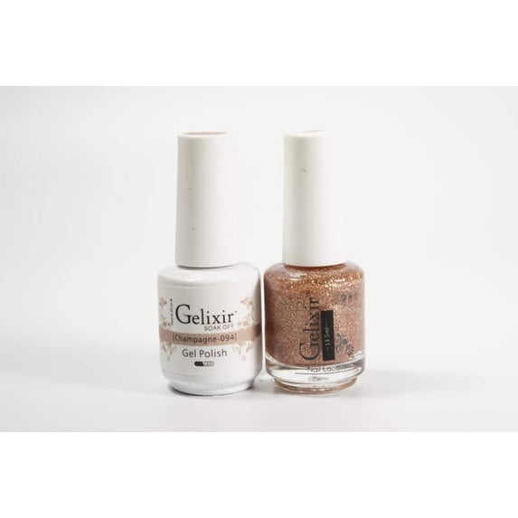 Gelixir Nail Polish Gel Matching Lacquer Champagne 1 PK #094
