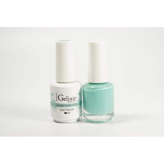 Gelixir Nail Polish Gel Matching Lacquer Jungle Green 1 PK #070