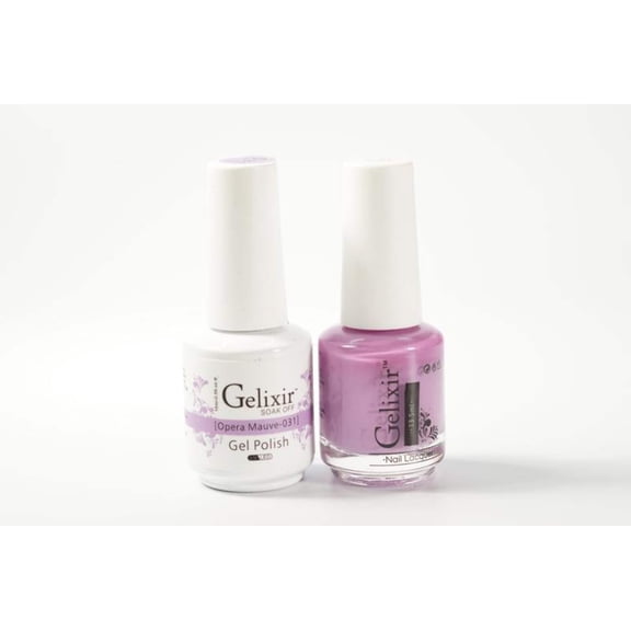 Gelixir Nail Polish Gel Matching Lacquer Opera Mauve 1 PK #031